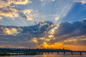 Kyiv sunsets