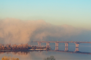 Bridge in the fog